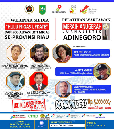 LKTJ Migas dan LKTJ Adinegoro Disosialisasi PWI Riau-SKK Migas 